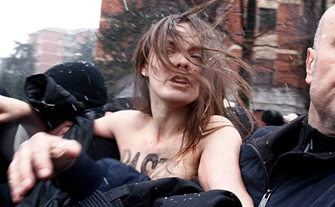 Image de Je suis FEMEN publiée avec l’entretien de Santa Barbara Independent.